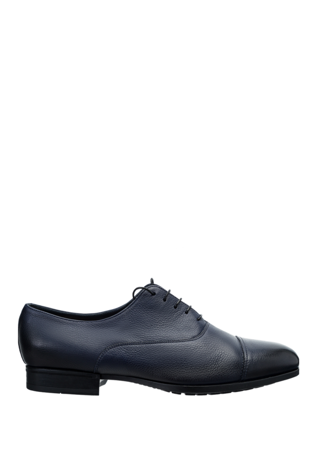 Doucal`s оксфорды cap-toe из гладкой и зернистой кожи тёмно-синего цвета
148287 - фото 1