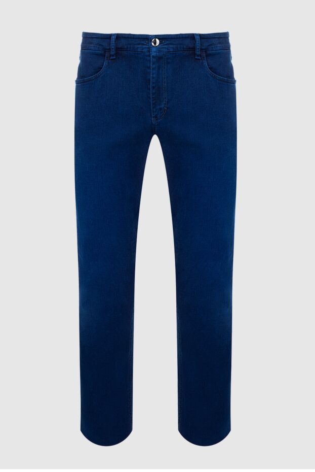 Zilli dark blue cotton jeans with embroidery on the pocket
148319 - photo 1