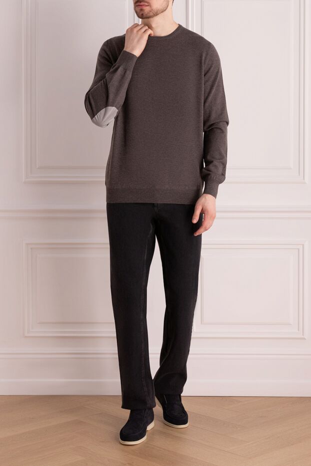Zilli deep black jeans with minimalist trim
 148344 - photo 3
