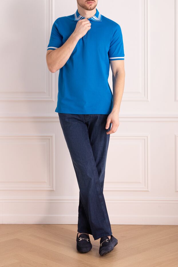 Zilli cotton jeans with branded embroidery on the back pocket 148383 - photo 2