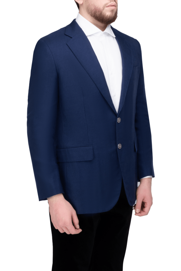 Stefano Ricci men's dark blue cashmere and silk jacket 149098 - photo 3