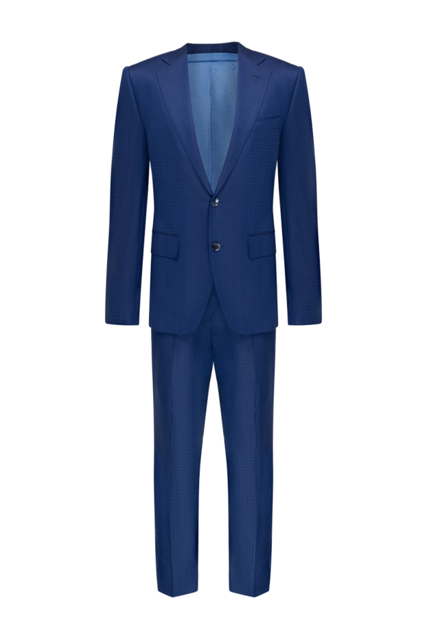 Stefano Ricci men's suit made of wool, silk and cashmere blue 149180 - photo 1