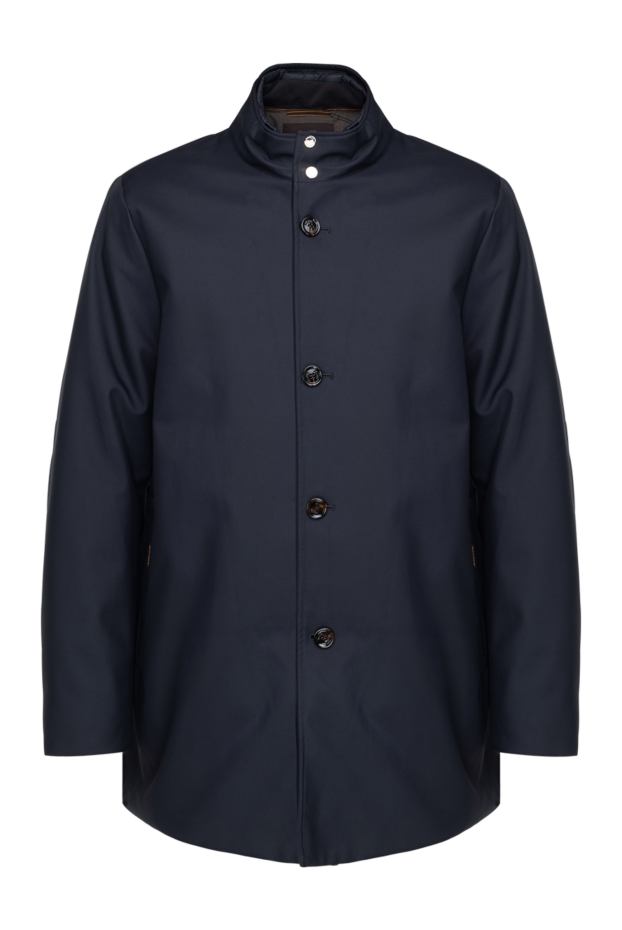 Moorer men's down jacket made of polyester and elastane blue 149221 - photo 1