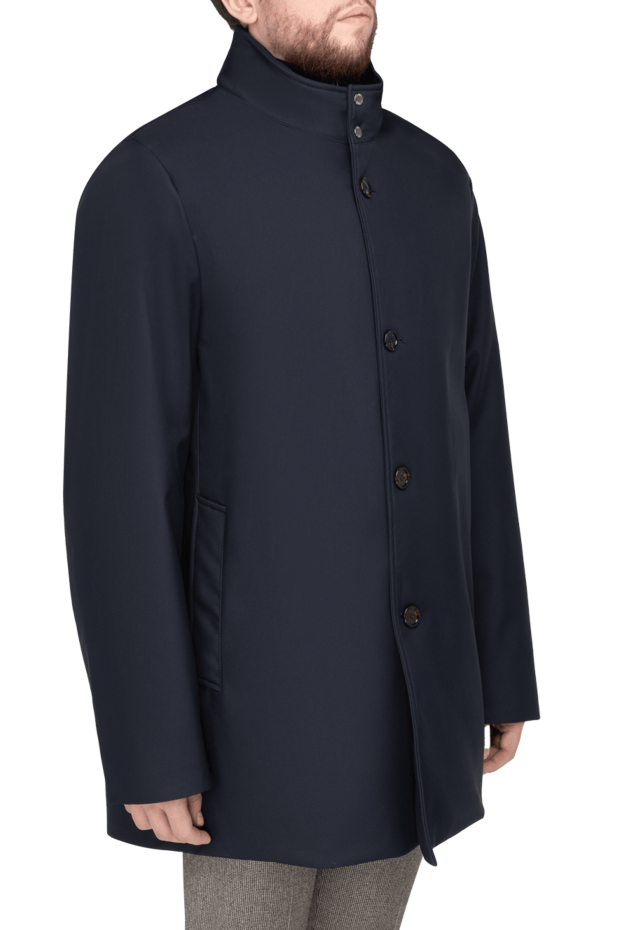 Moorer men's down jacket made of polyester and elastane blue 149221 - photo 3