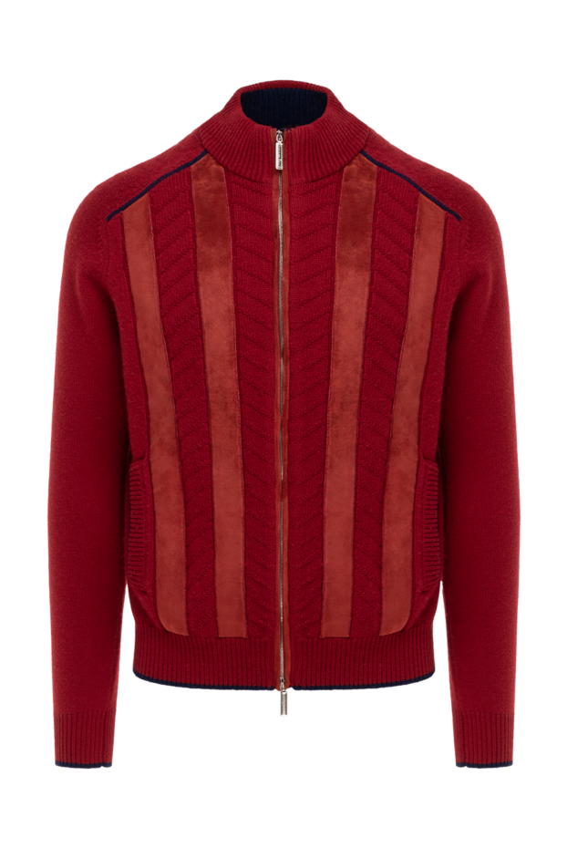 Stefano Ricci red cashmere cardigan for men 149570 - photo 1