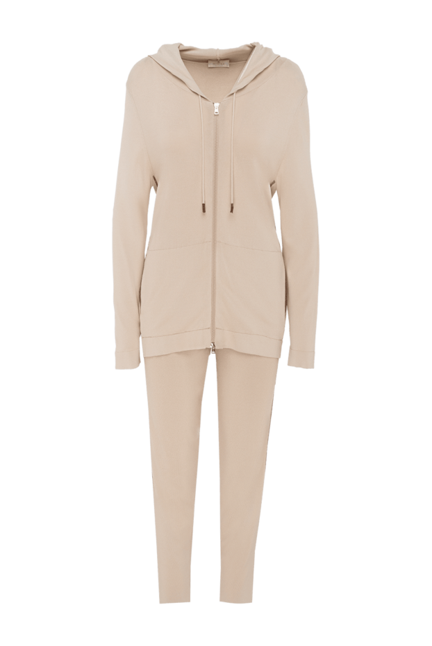 Panicale women's beige suit with a hood and a zipper
150447 - photo 1