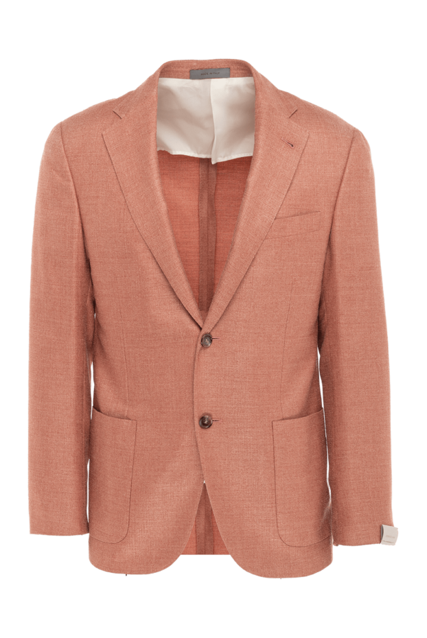 Corneliani orange wool and silk jacket for men 150481 - photo 1