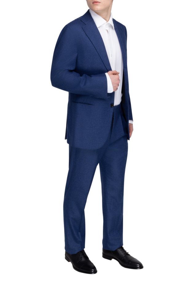 Cesare Attolini men's suit made of wool and cashmere blue 150618 - photo 2