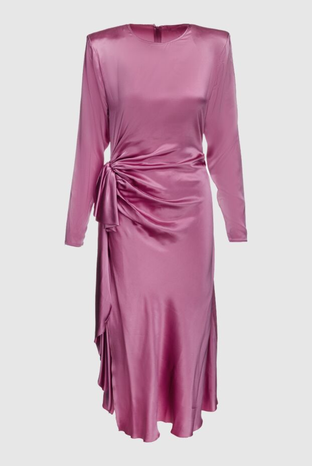 Alessandra Rich flowing satin dress with soft pink sheen and gathered side detail
150835 - photo 1