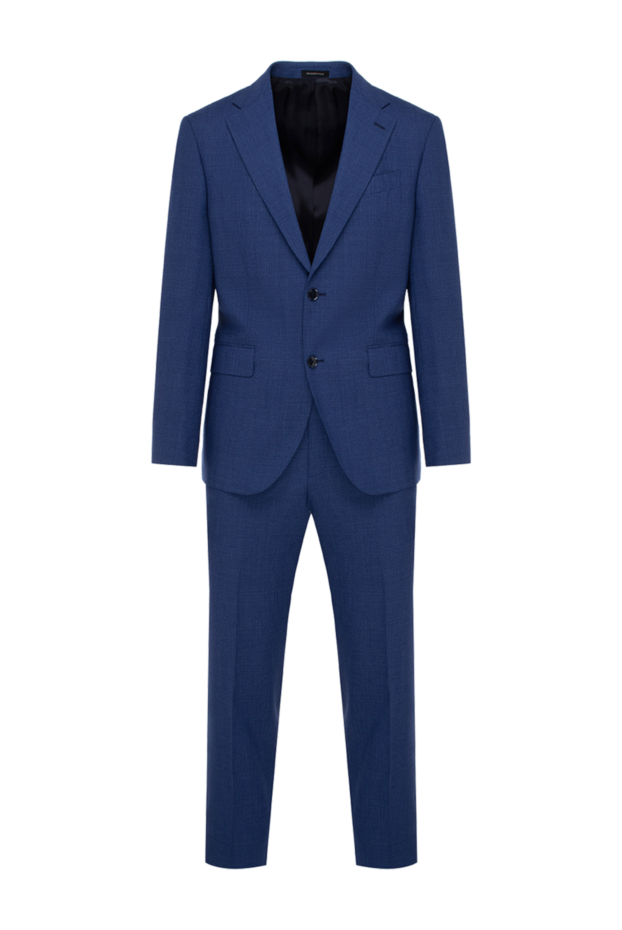 Sartoria Latorre textured wool blue suit men's 150884 - photo 1