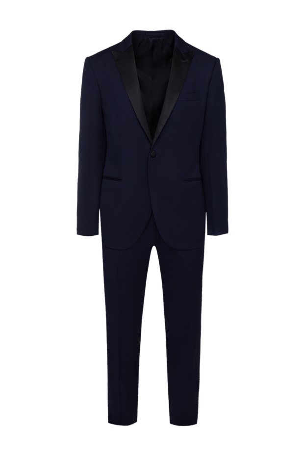 Lubiam men’s blue wool tuxedo with notch lapels 151332 - photo 1