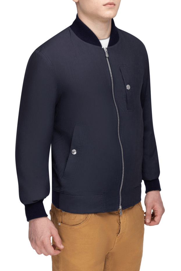 Brunello Cucinelli таза силуэті бар жеңіл нейлон күртеше 151949 - фото 3