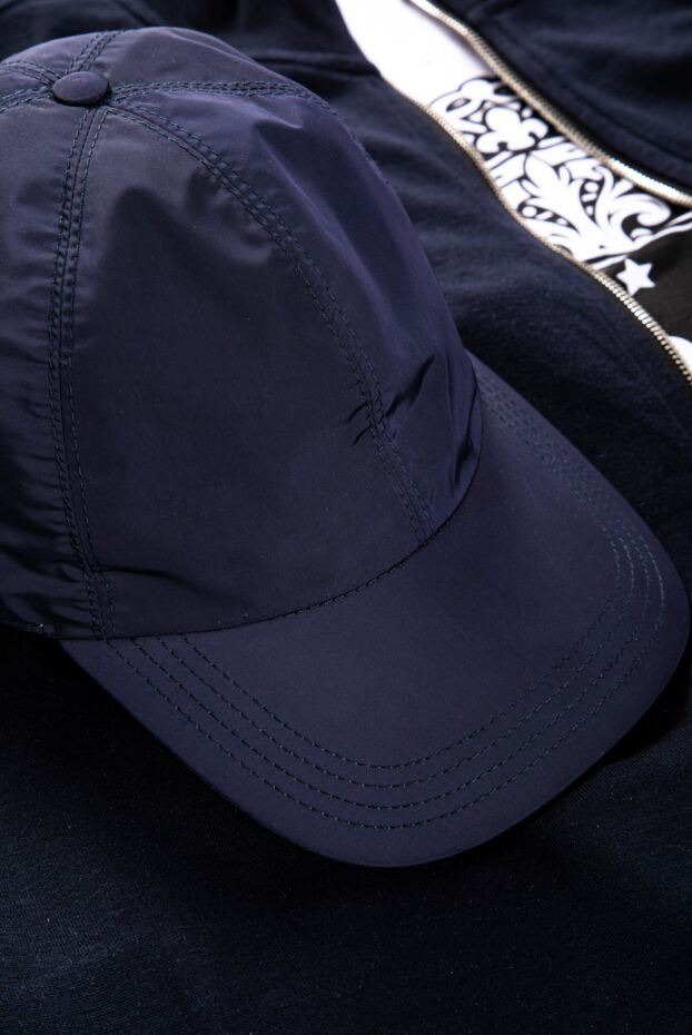 Brunello Cucinelli blue cap made of polyamide, nylon and polyurethane for men 151964 - photo 2