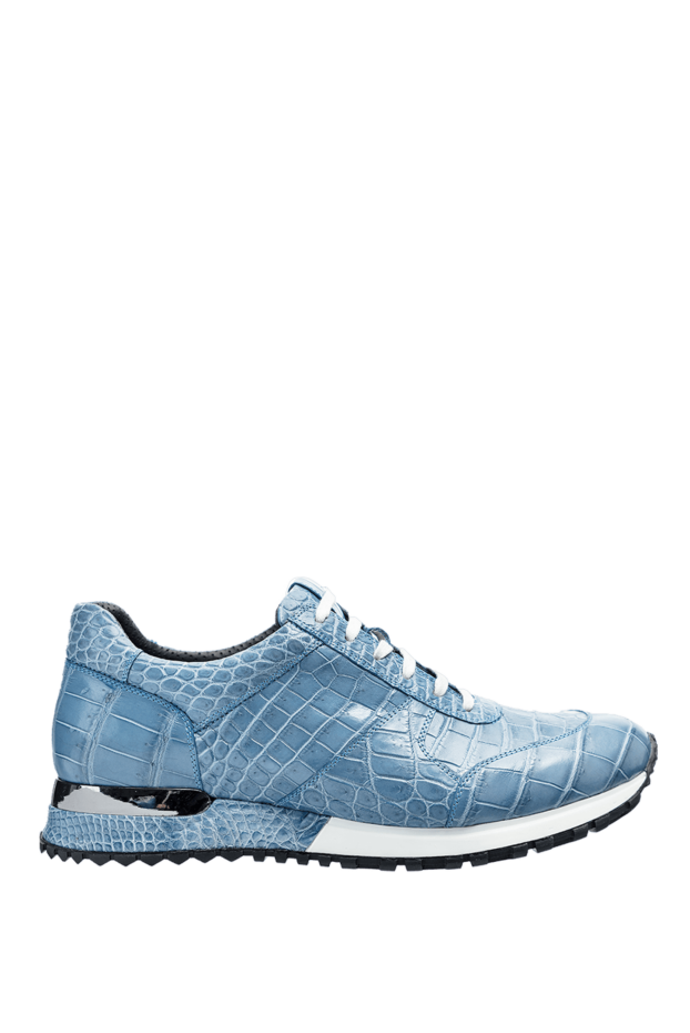Cesare di Napoli cesare di napoli blue alligator sneakers with contrast white laces
151973 - photo 1