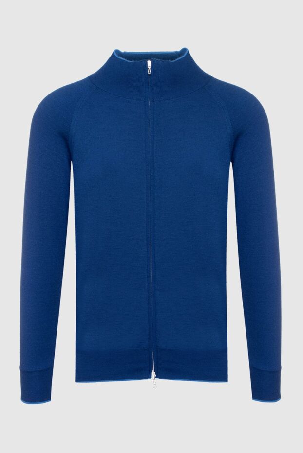 Svevo men's cashmere and silk cardigan with zipper and soft shine
152590 - photo 1