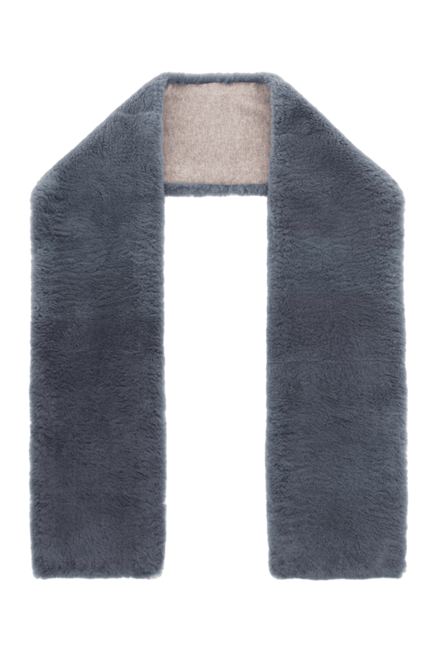 Svevo cashmere scarf brown with contrast soft pile men's 152602 - photo 1