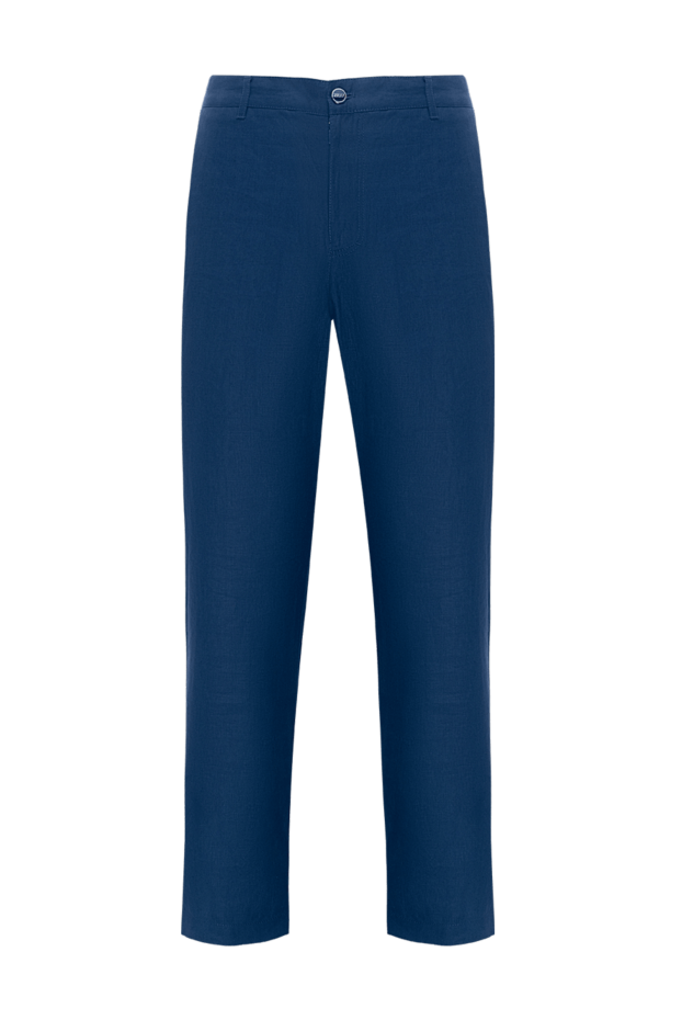 Zilli men's blue linen trousers with back slit pockets
152775 - photo 1