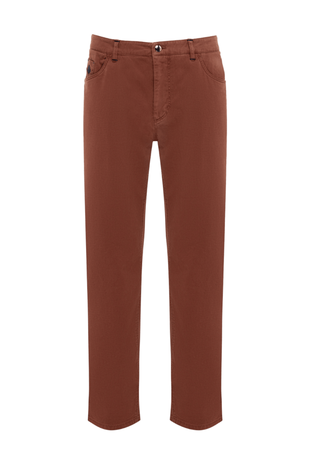 Zilli terracotta cotton jeans with contrasting pocket trim
152813 - photo 1