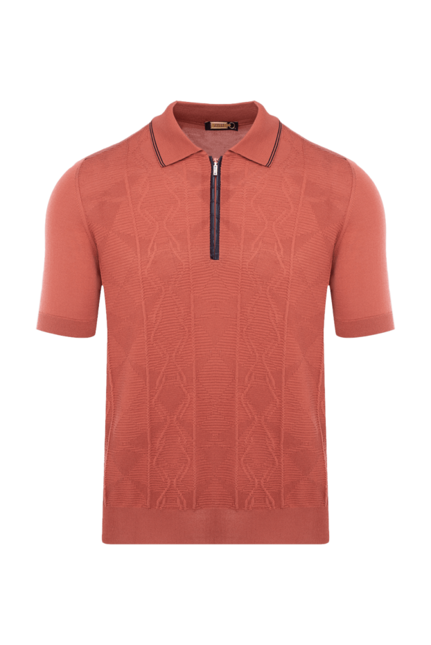 Zilli silk polo with crocodile trim in rich orange
153569 - photo 1