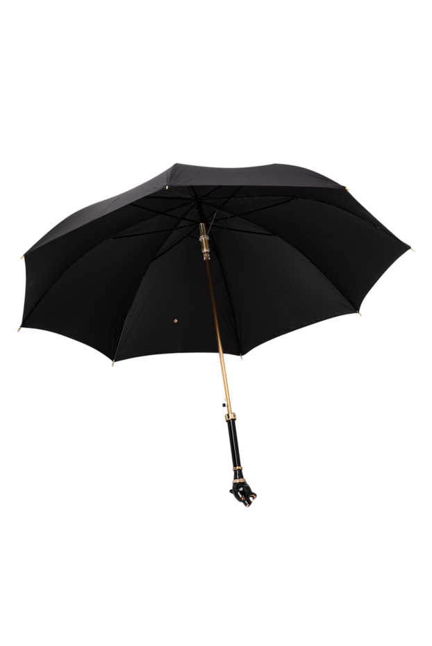 Pasotti black umbrella with panther head 153888 - photo 2