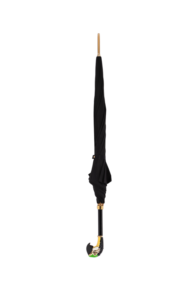 Pasotti black umbrella with ara parrot 153892 - photo 1