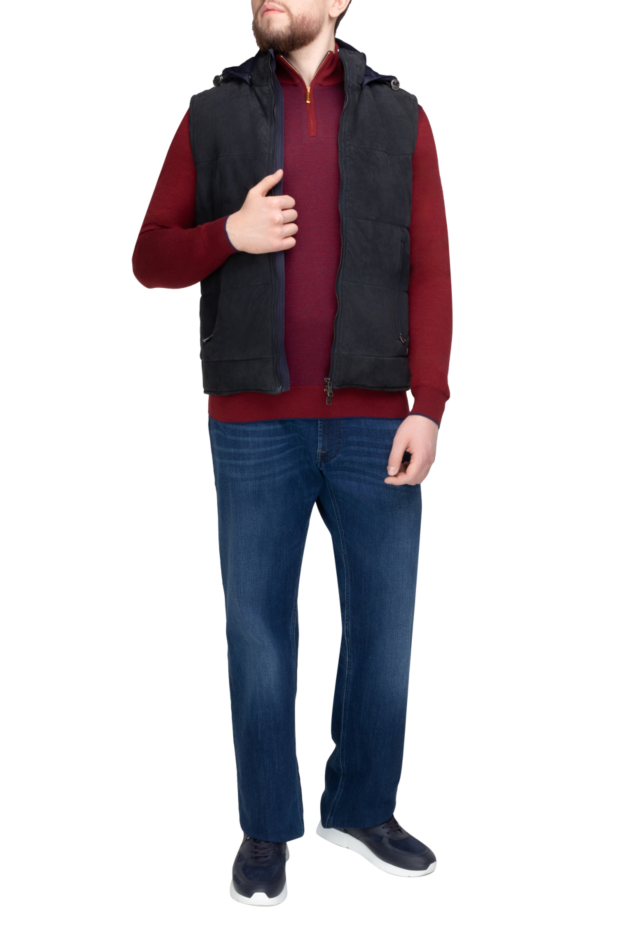 Casheart combined suede and nylon vest with voluminous quilting
 154026 - photo 2