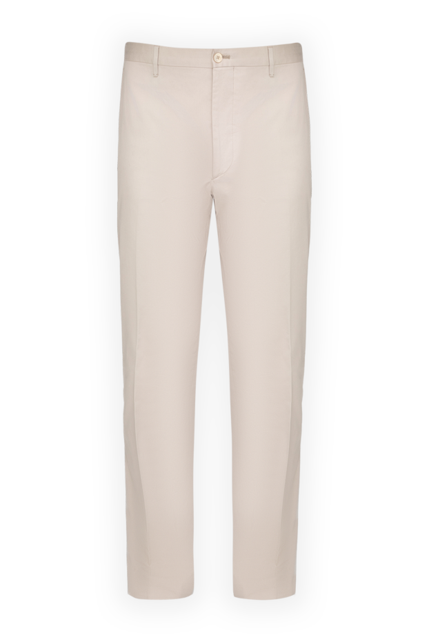 Zilli beige cotton pants for men 154053 - photo 1