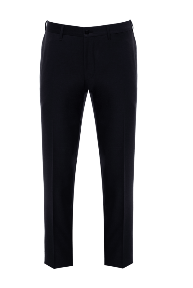 Zilli men's wool trousers of a strict silhouette in dark blue
154061 - photo 1