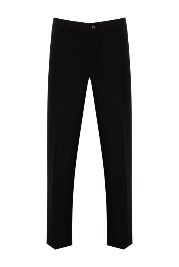 Zilli men's black wool trousers with unusual pocket trim
154062 - photo 1