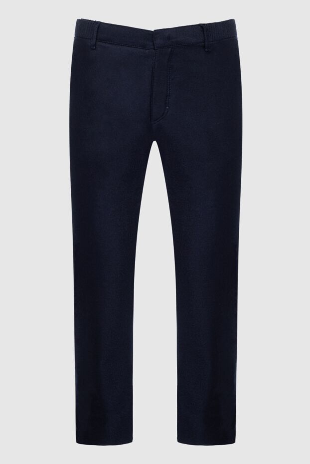 Zilli men's navy blue wool trousers with contrast trim
154083 - photo 1