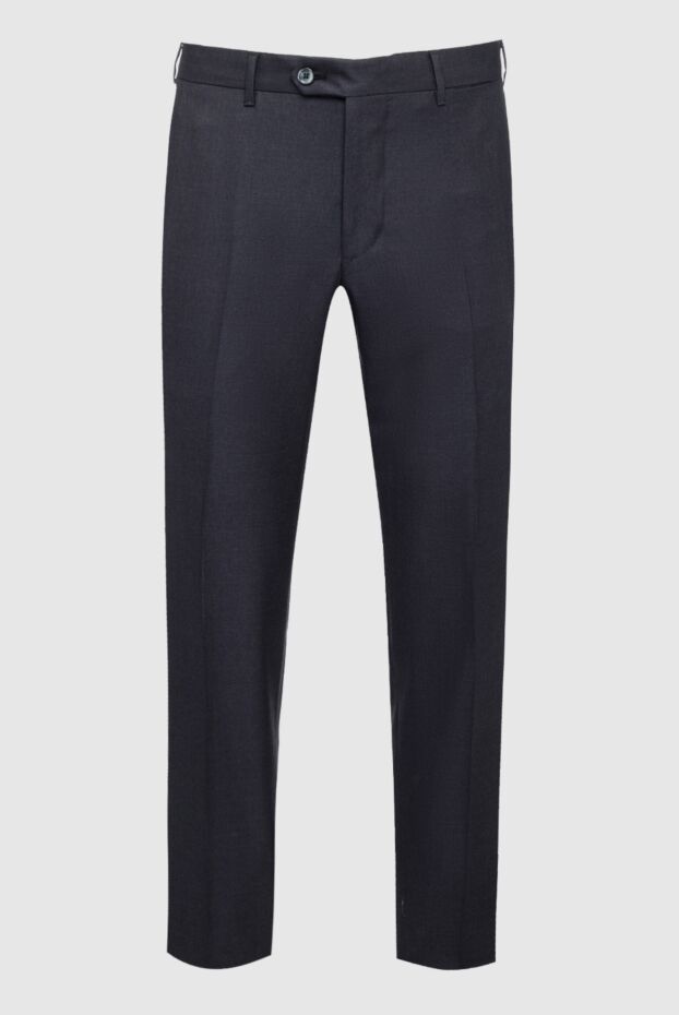 Zilli men's classic wool trousers in dark blue
154102 - photo 1