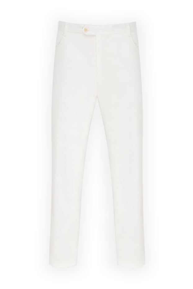 Zilli classic white cotton trousers for men
154108 - photo 1