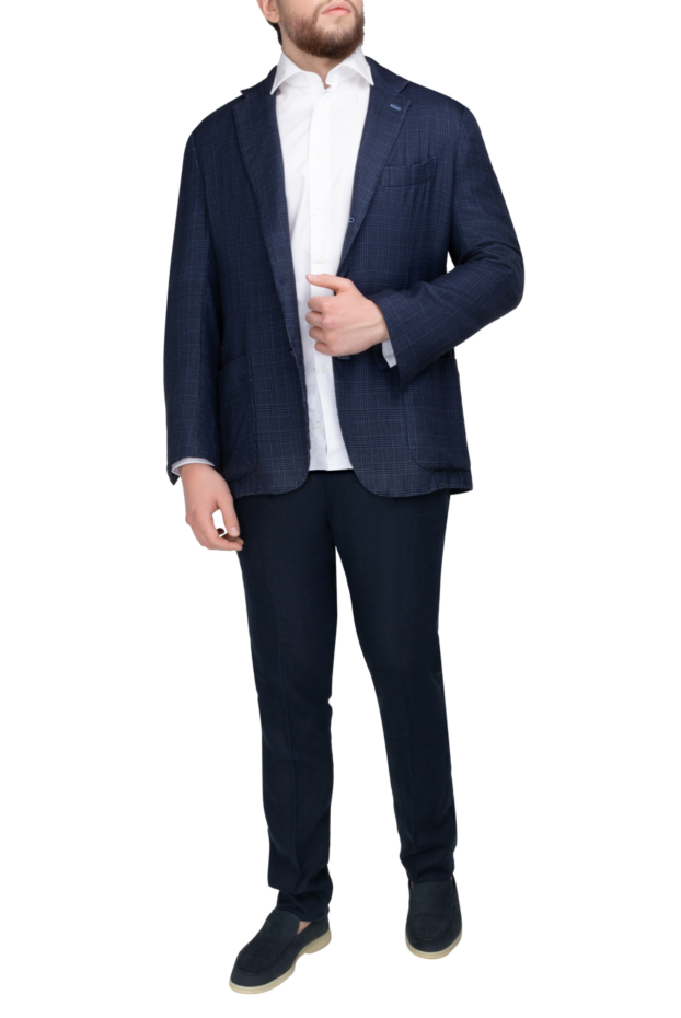 Kiton men's blue coupe jacket 154261 - photo 2