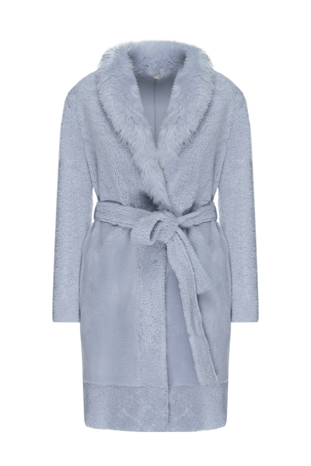 Lisa Conte blue mouton fur coat for women 154322 - photo 1