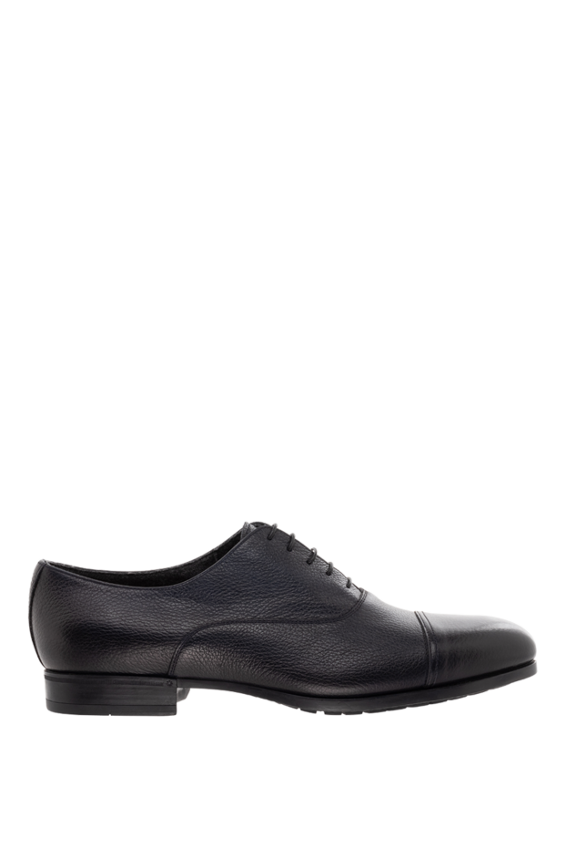 Doucal`s classic black textured leather oxfords with a straight seam
154573 - photo 1