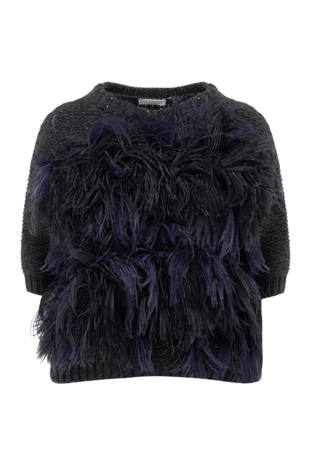 Brunello Cucinelli blue polyamide jumper for women 154852 - photo 1