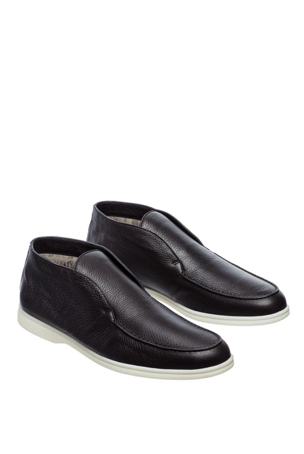 Loro Piana высокие лоферы мужские из зернистой кожи демисезонные

 155004 - фото 3
