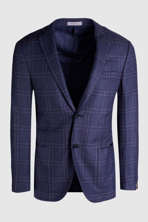 Corneliani purple wool and cashmere jacket for men 155027 - photo 1