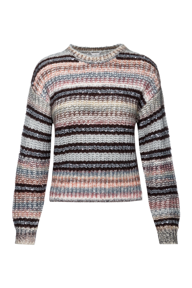 Brunello Cucinelli a knit jumper with multicolored stripes and a voluminous texture
155217 - photo 1