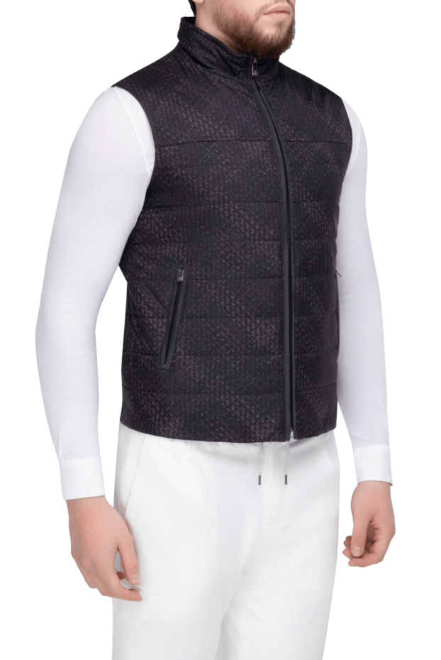 Corneliani gray polyester vest for men 155601 - photo 3