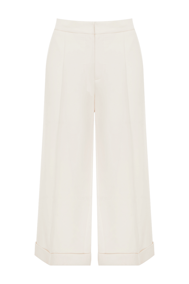 Dior women's loose-fit pants white 155653 - photo 1