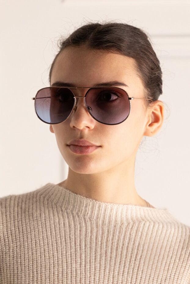 Dior women's yellow sunglasses with gradient lens 155711 - photo 3