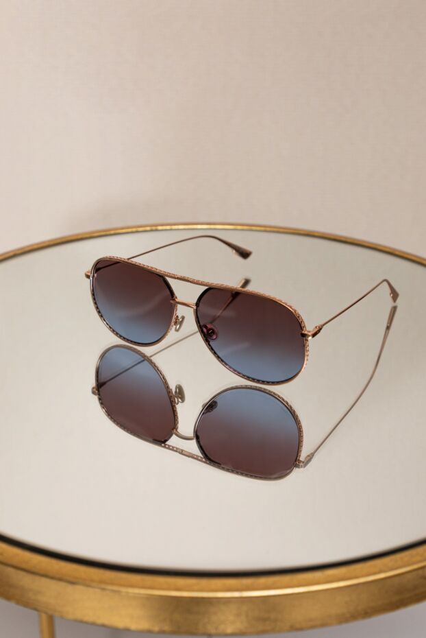 Dior women's yellow sunglasses with gradient lens 155711 - photo 2