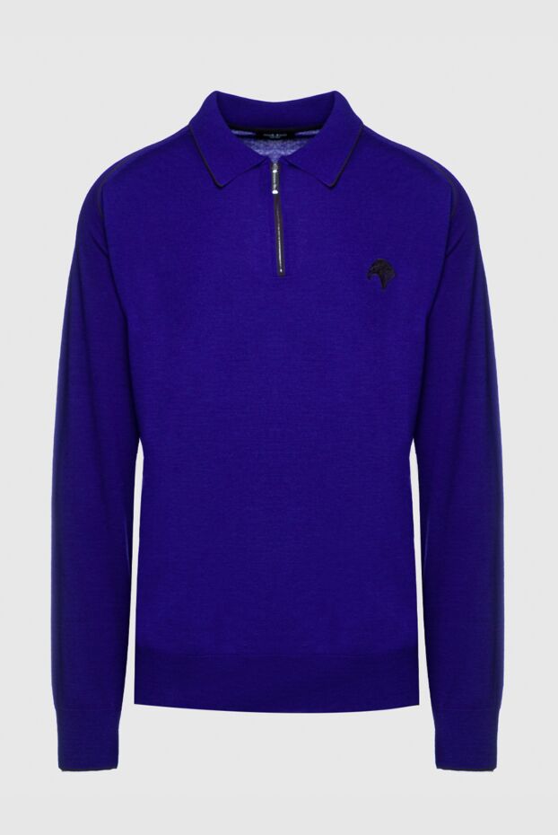 Stefano Ricci polo with long sleeves made of wool gray for men 155771 - photo 1