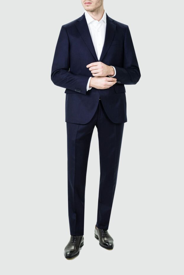 Sartoria Latorre wool blue suit in business style men's 155857 - photo 2