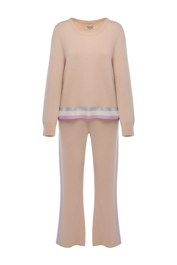 Max&Moi women's light knitted suit with decorative inserts of wool and cashmere 156072 - photo 1
