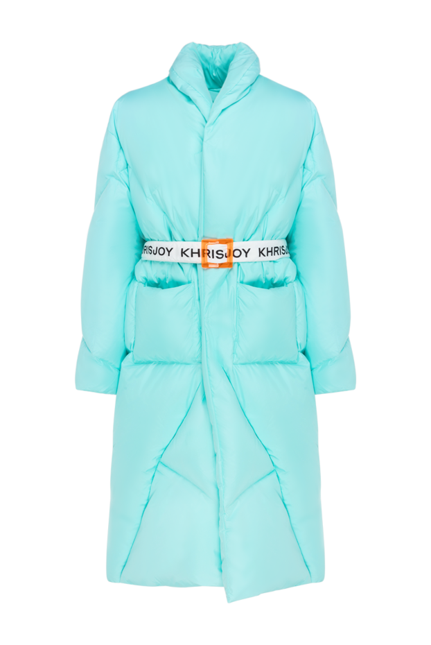 Khrisjoy long mint down jacket with dressing gown cut and belt
156471 - photo 1