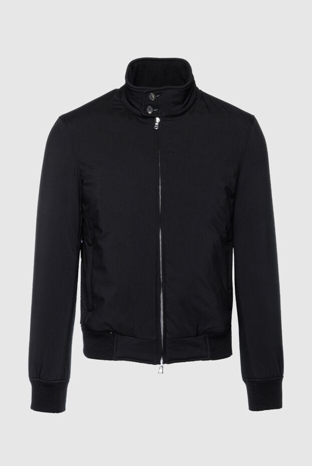 Cesare di Napoli black polyester jacket for men 157152 - photo 1