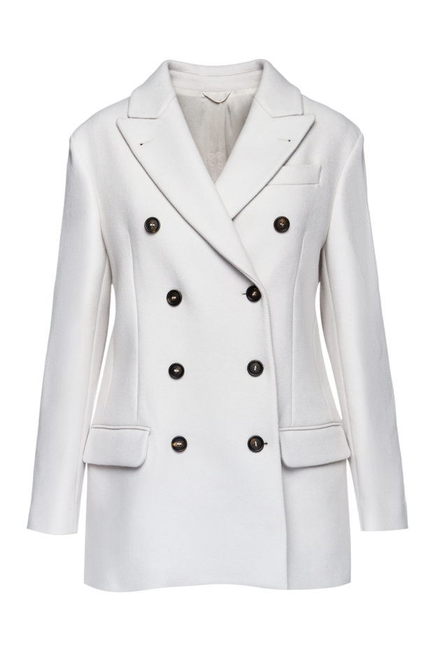 Brunello Cucinelli white women's cupra jacket 157203 - photo 1