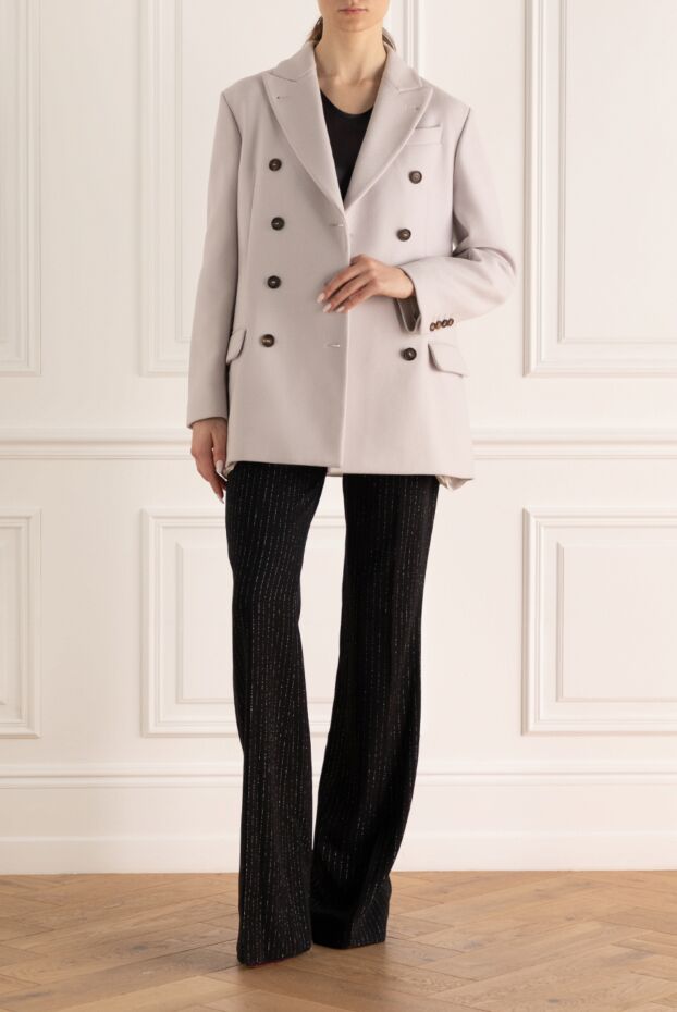 Brunello Cucinelli white women's cupra jacket 157203 - photo 2
